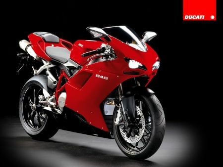 Ducati 848 rojo