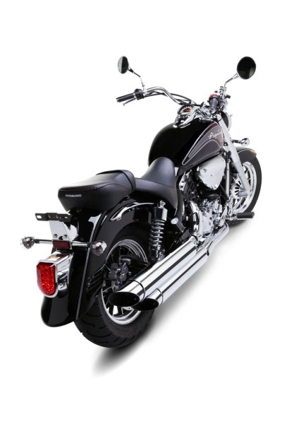 2010 Hyosung Aquila GV 700 ST7: custom económica